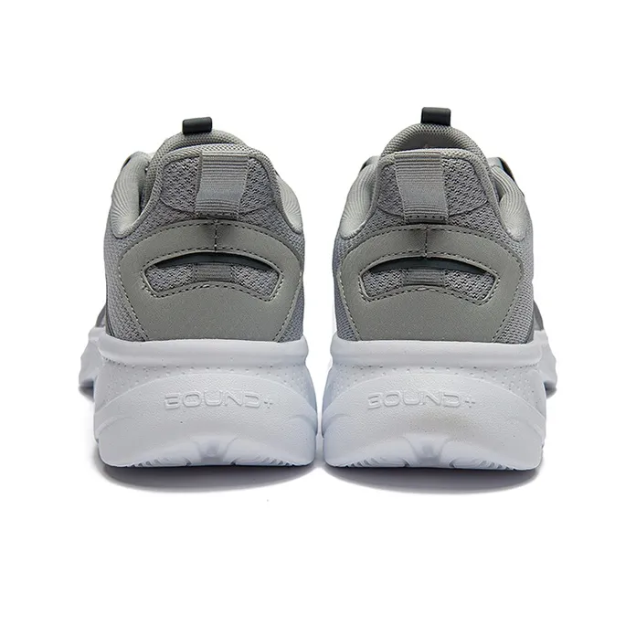 361° Bounce Technology Low Top Running Shoes Men's Gray White-2