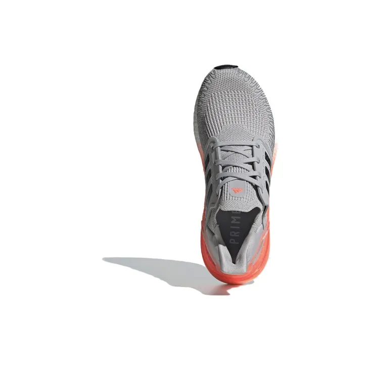 Adidas Ultra Boost 20 Grey Two Signal Coral Women's-3
