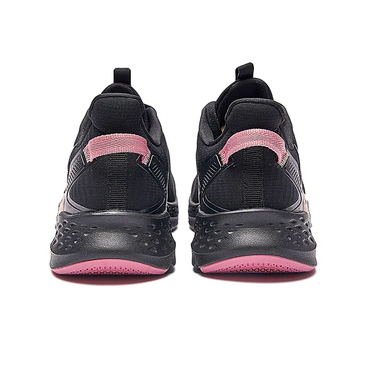 361° Bounce Technology Breathable Low Top Running Shoes Women's Black Pink Comfortable Sports-2