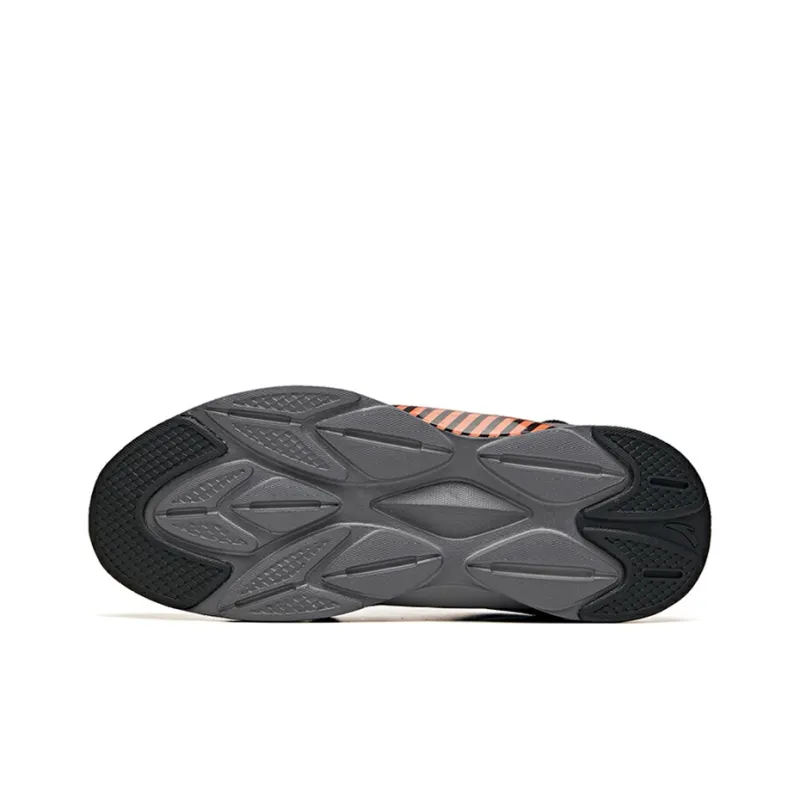 Anta Anti-Slip Wear-Resistant Low-Top Running Shoes Men's Extreme Night Black-4