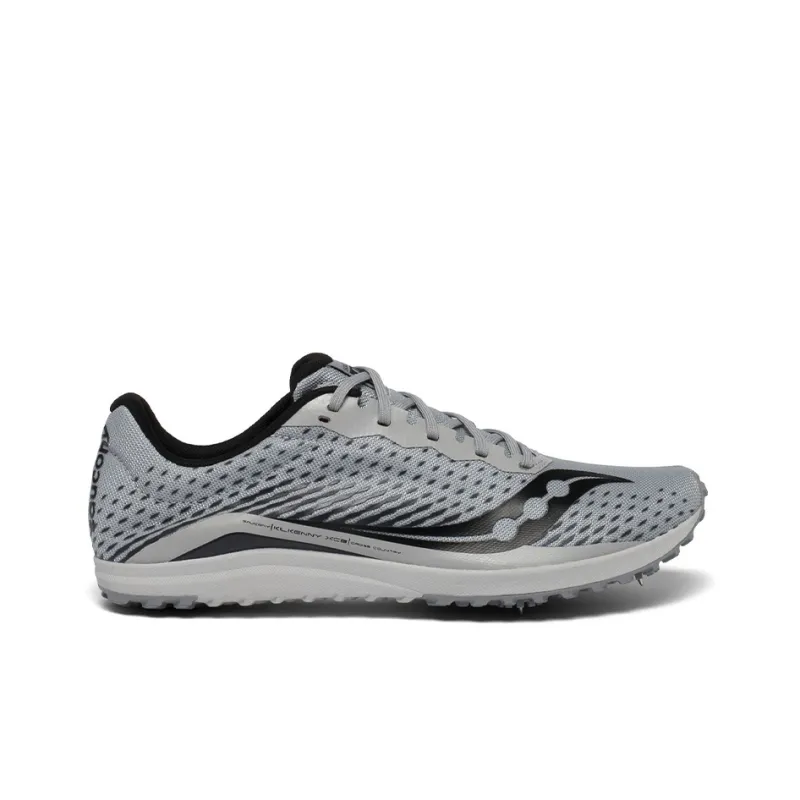 Saucony Kilkenny XC8 Spike Slip-Resistant Cushioning Lightweight Low-Top Running Shoes Men's Gray Black-1