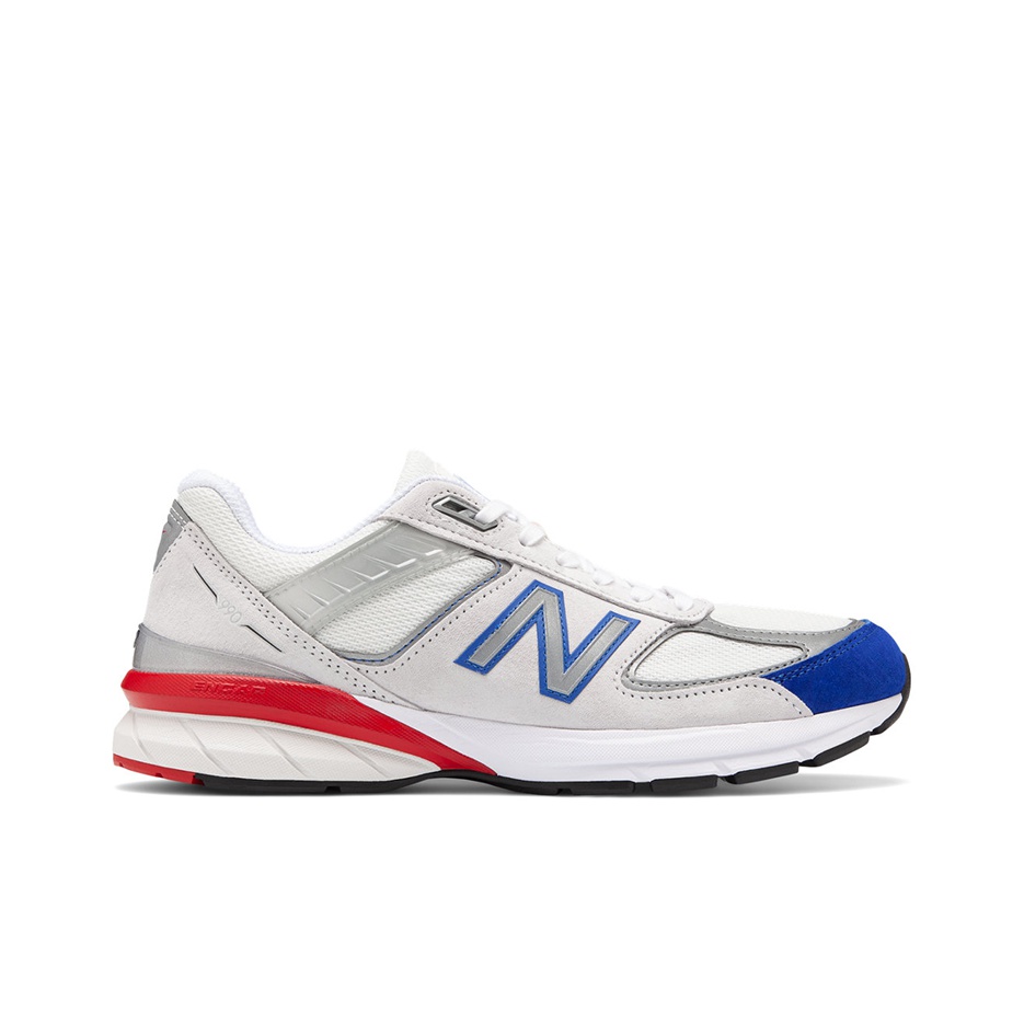 New Balance 990v5 Grey Royal Red POIZON