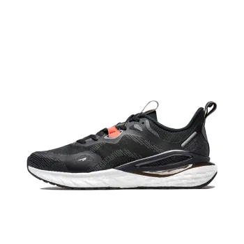 XTEP Power Nest Technology Cushioned Slip Resistant Lightweight Low Top Running Shoes Men's Black