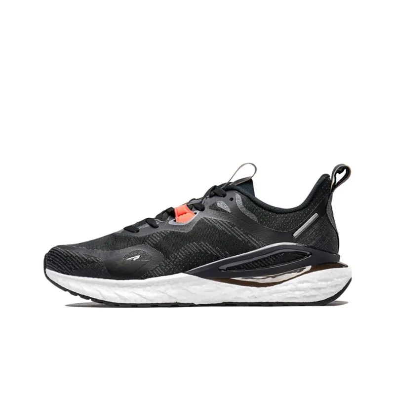 XTEP Power Nest Technology Cushioned Slip Resistant Lightweight Low Top Running Shoes Men's Black-0