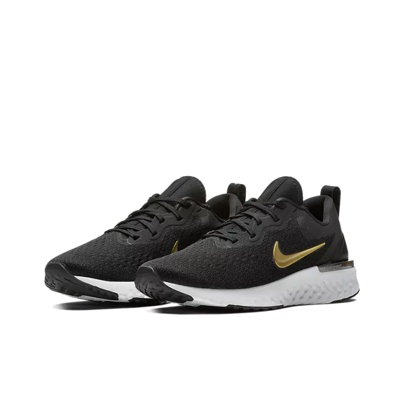 Nike Odyssey React Black Metallic Gold Women's-2