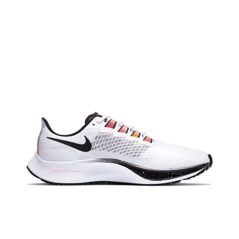 Nike Air Zoom Pegasus 37 White Multi Color Crimson-1