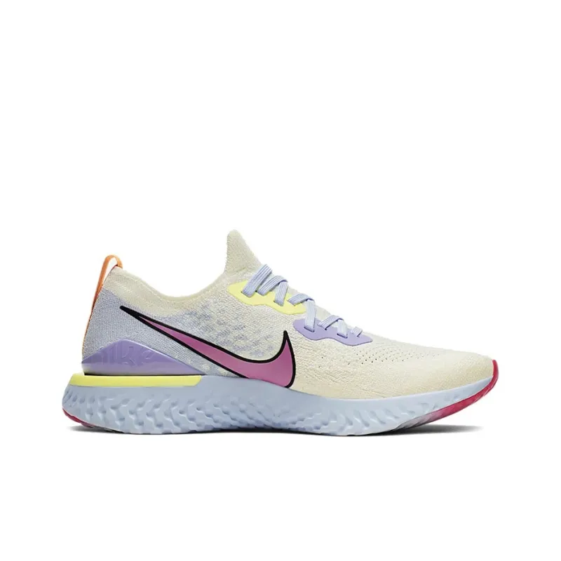 Nike Epic React Flyknit 'White Purpleblue Purple'-1