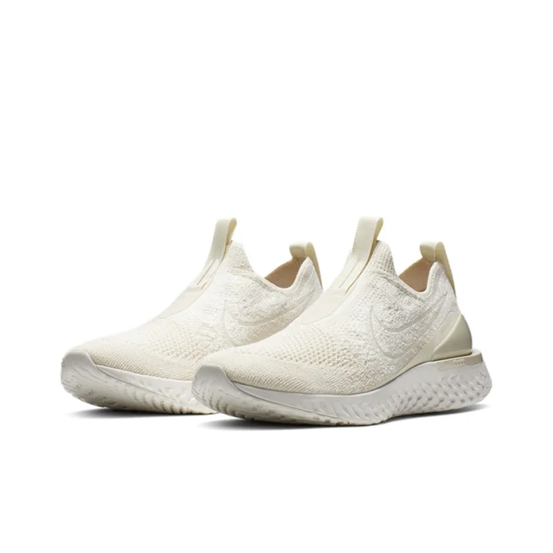 Nike Epic Phantom React Flyknit Light Cream Women's-2