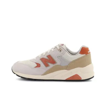 New Balance NB 580 Durable Breathable Low Top Casual Running Shoes Unisex Light Gray