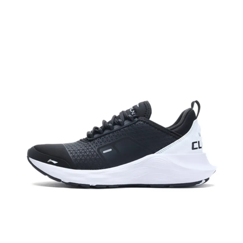 LiNing Cloud 6 Cushioning Low Top Running Shoes Women's Black White-0