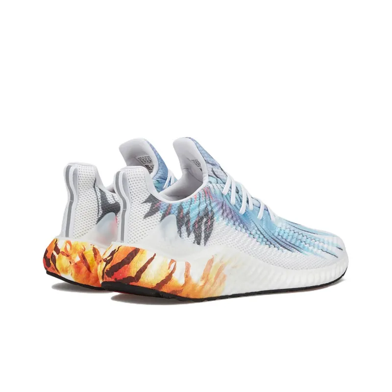 Adidas Alphaboost Low Top Casual Blue White-2