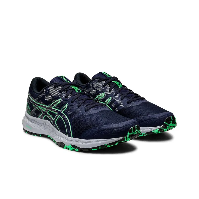 Asics Gel-Scram 5 Anti-Slip And Wear-Resistant Breathable Low-Top Running Shoes Men's Dark Blue Green-2