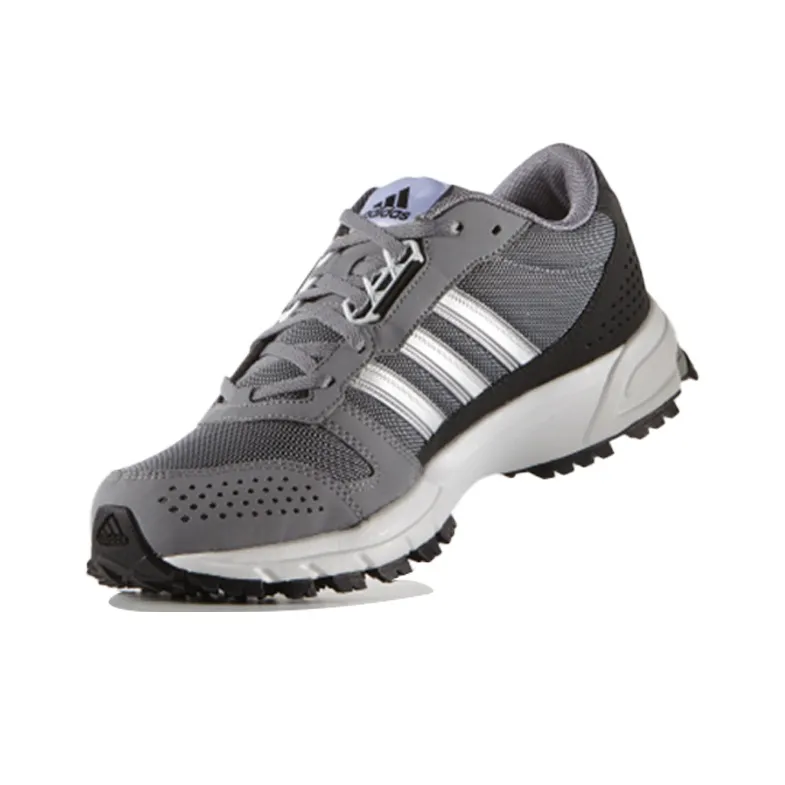 Adidas Marathon 10 Tr Low-Top Running Shoes Men's Gray Silver White-2