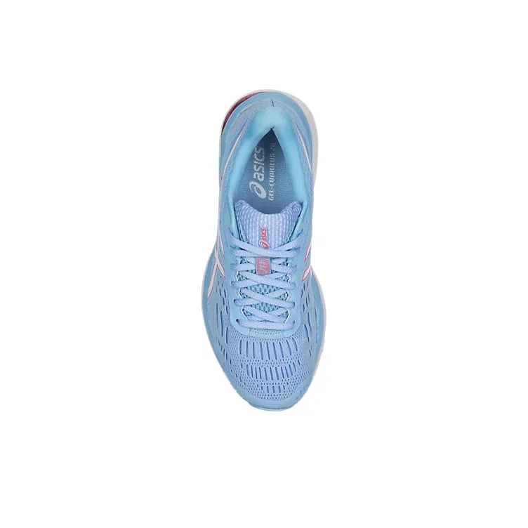 Asics Gel-Cumulus 20 Cushioned Slip-Resistant Low-Top Running Shoes Women's Blue Pink-3