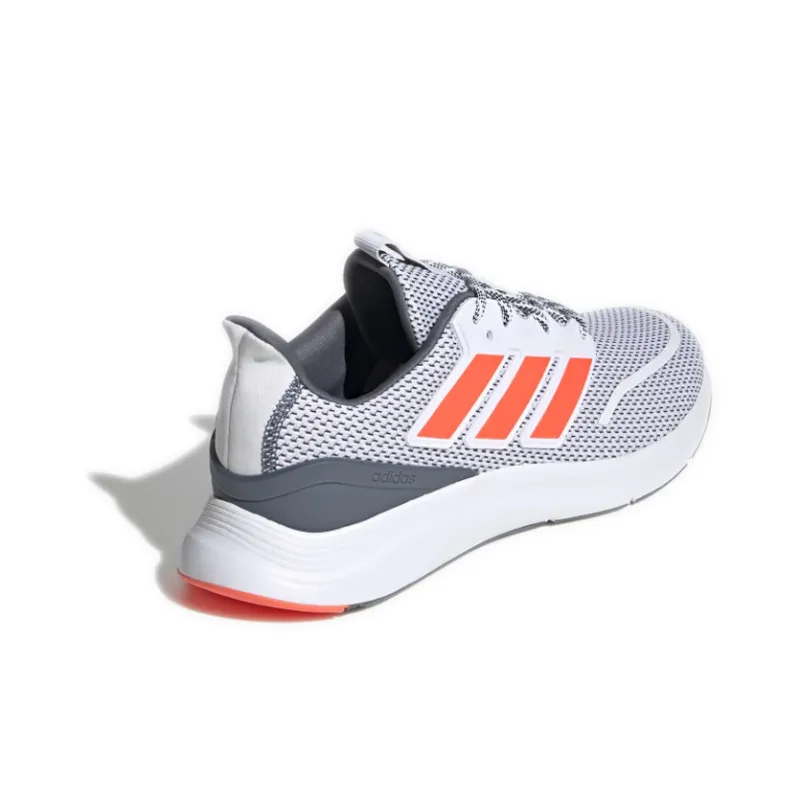 Adidas Energyfalcon Shock Absorbers Low Top Running Shoes Men's Gray White Orange-2
