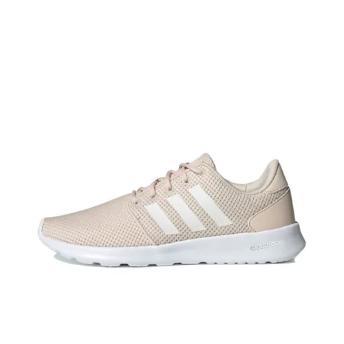 Adidas Cloudfoam Qt Racer Running Shoes Women's Low-Top Pink