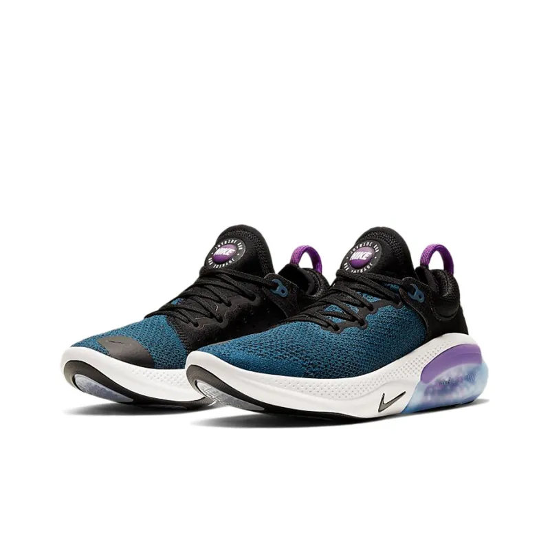 Nike Joyride Run Flyknit Black Vivid Purple Women's-2