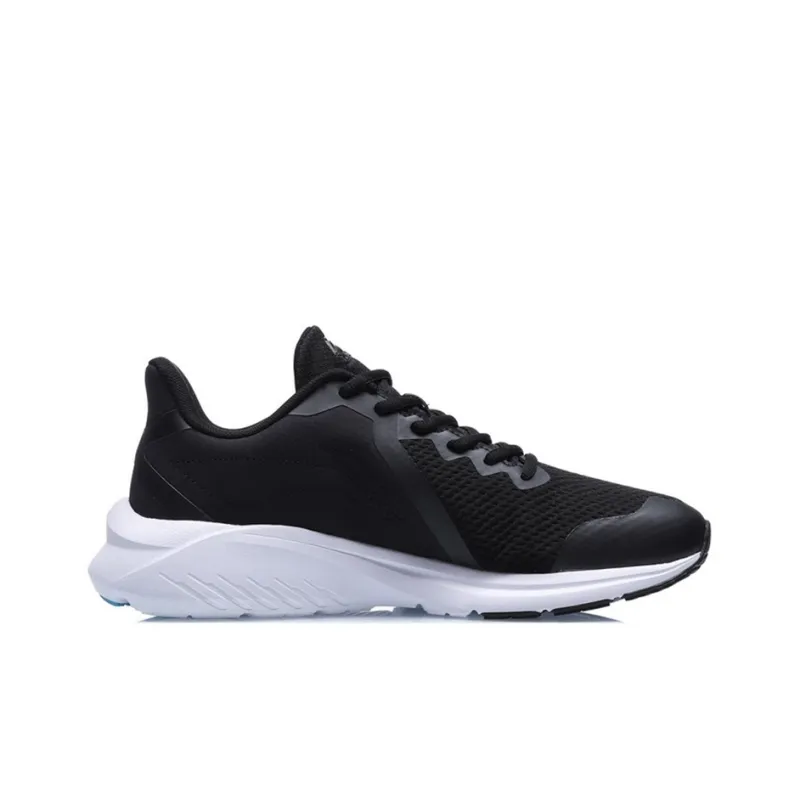 LiNing Cushioning, Breathable, Lightweight, Rebound Low Top Running Shoes Men's Black White Blue-1