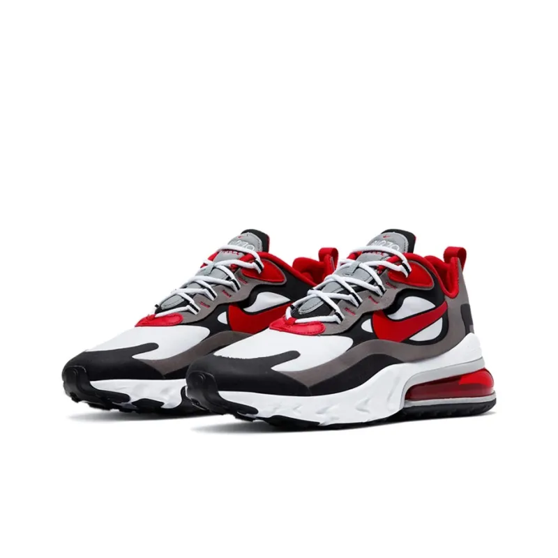 Nike Air Max 270 React Black Iron Grey University Red-2