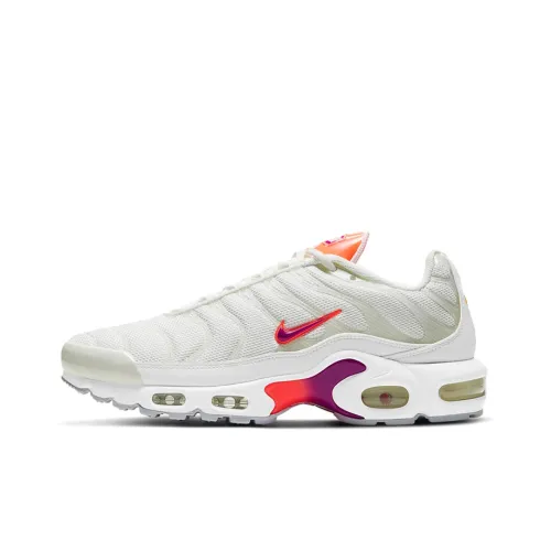 Nike Air Max Plus Running Shoes Men Low-Top White/Purple/Red