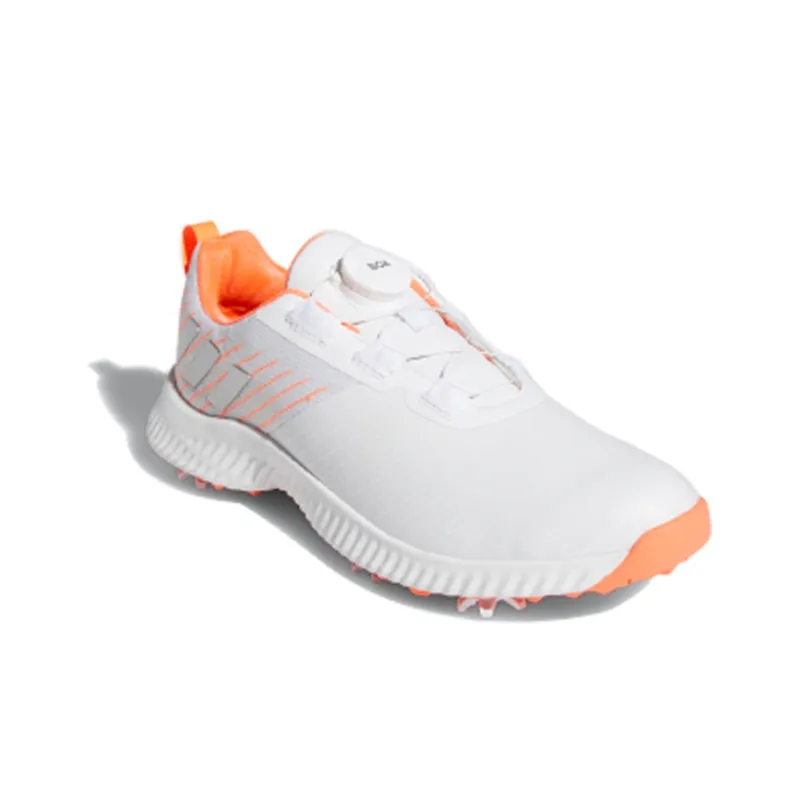 Adidas Response Bounce Boa 2 Non-slip Lightweight Low-Top Running Shoes Women's Gray White Orange-1