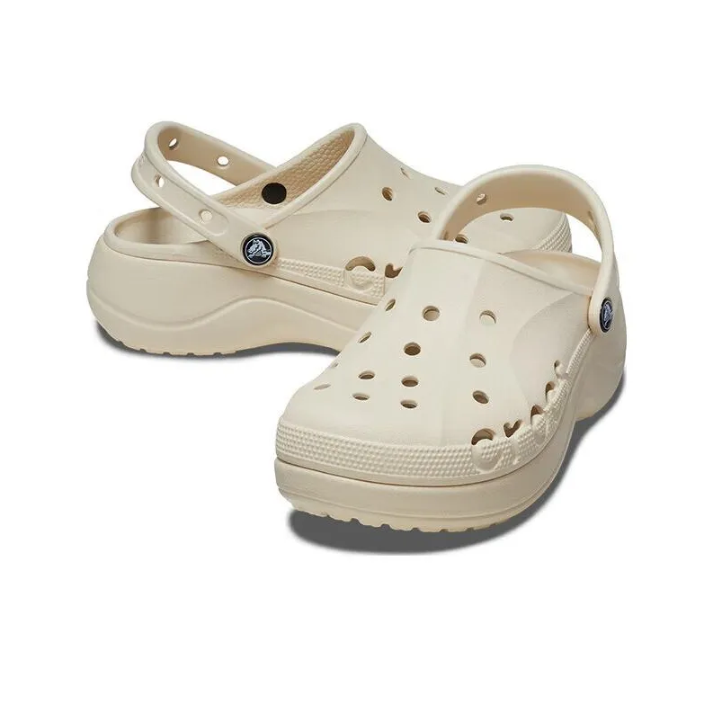 Crocs Baya Platform Clog Clogs 4.1cm Women's Winter Day White-3