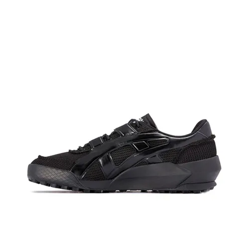 Onitsuka Tiger Big Logo Trainer Running Shoes Unisex Low-Top Black