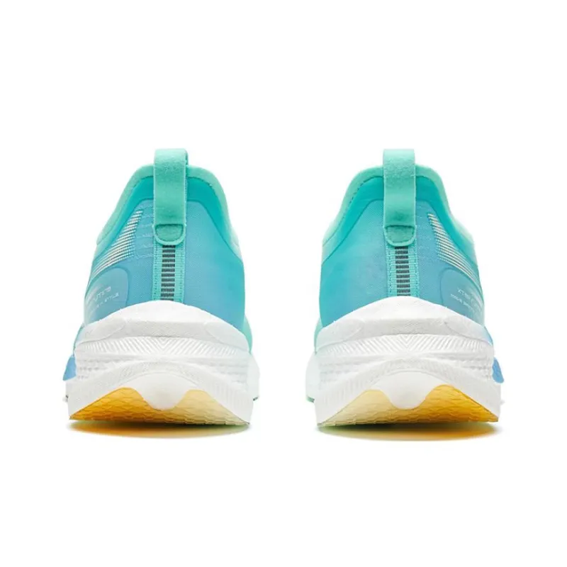 XTEP Two Thousand Kilometers 1.0 Slip Resistant Low Top Running Shoes Men's Sail White Aurora Green-4