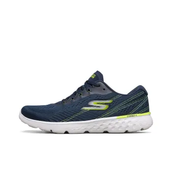 Skechers Go Run 400 Running Shoes Men Low Top Marine Blue/Lemon