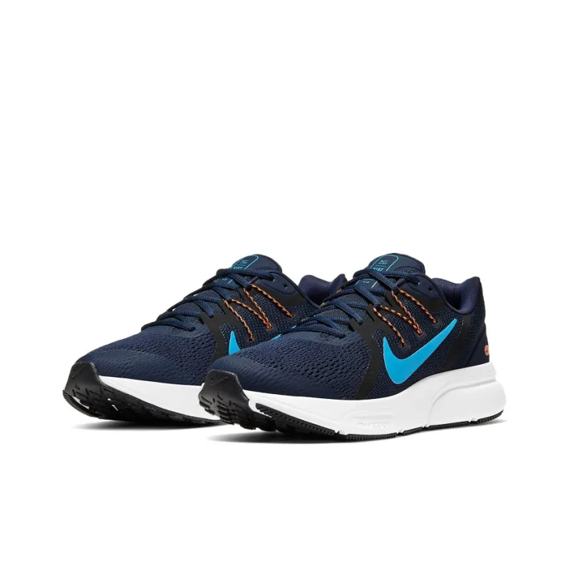 Nike Zoom Span 3 Low Tops Colorblock Casual Deep Blue-2
