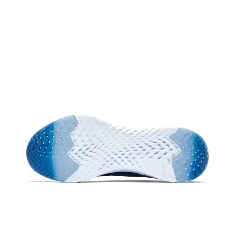 Nike Epic React Flyknit College Navy Diffused Blue-4