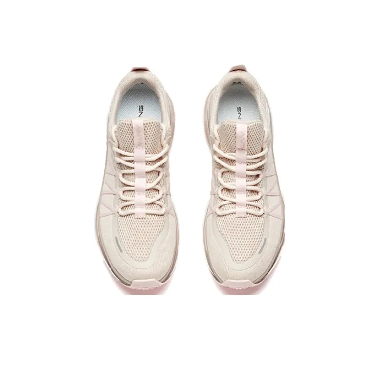 Anta Lead Navigation Low Top Running Shoes Women's Lotus Gray Powder-2