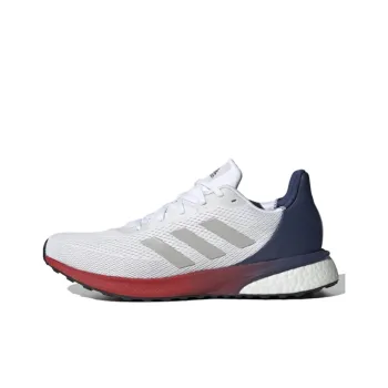 Adidas Astrarun Cushioning Low-Top Running Shoes Men's White Blue Red