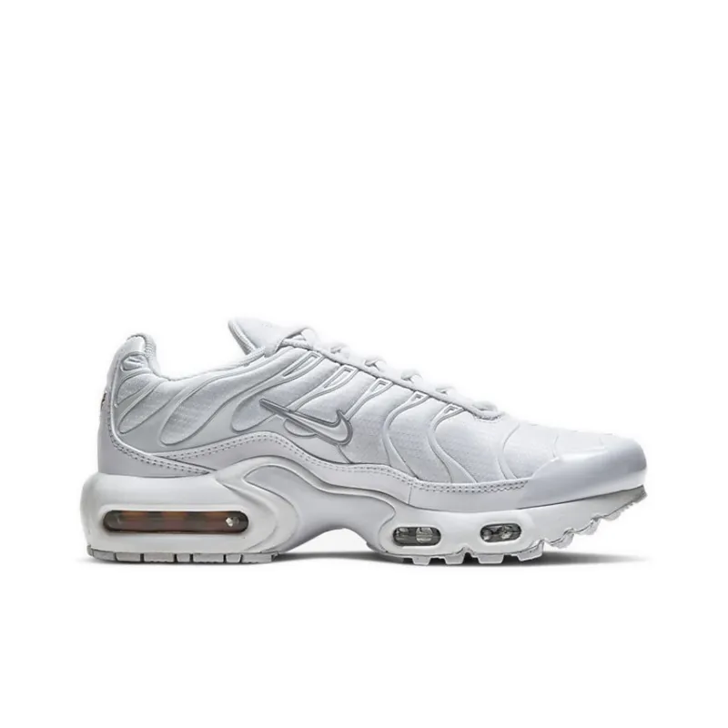 Nike Air Max Plus White Metallic Silver GS-1
