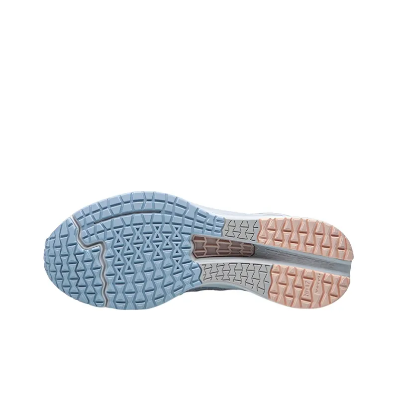 LiNing Red Hare 4 Cushioned Abrasion Resistant Slip Resistant Low Top Running Shoes Women's Blue Pink-4