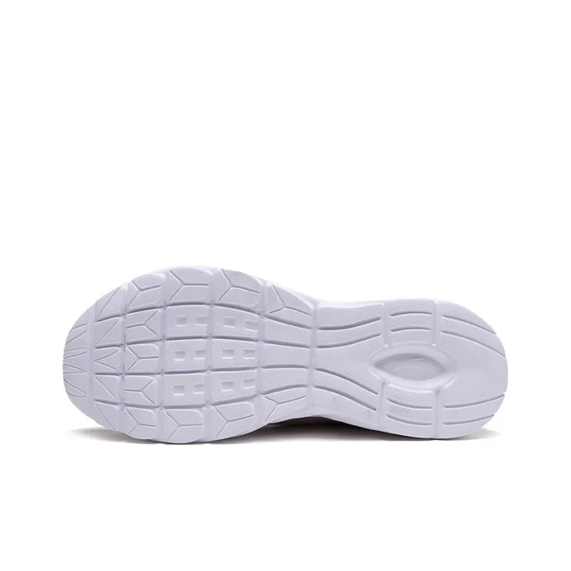 Anta Cushioning, Breathable, Lightweight Low Top Running Shoes Men's Gray White-4
