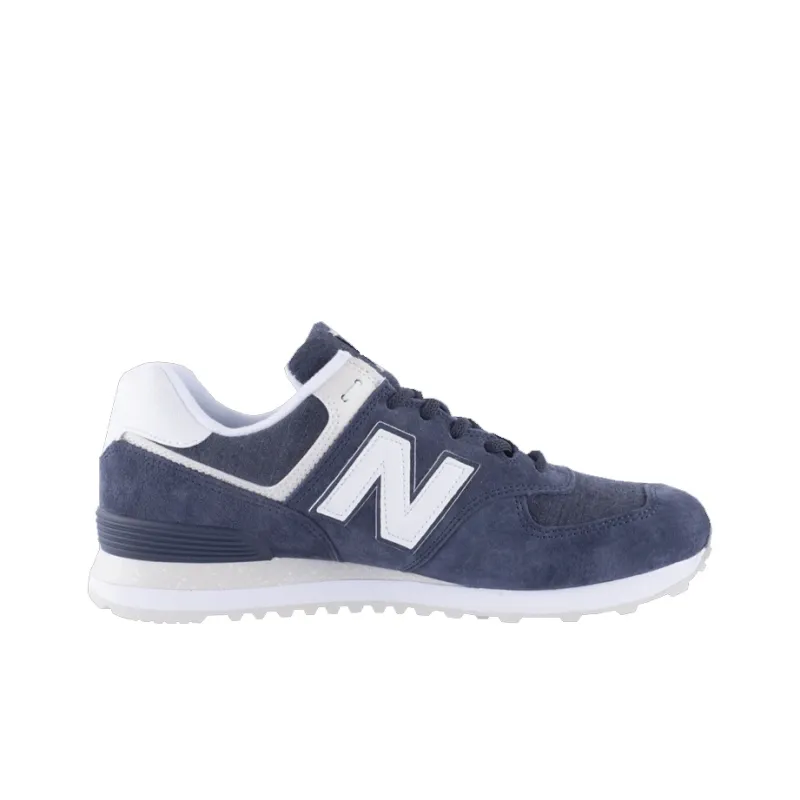 New Balance 574 Fleece Navy-1