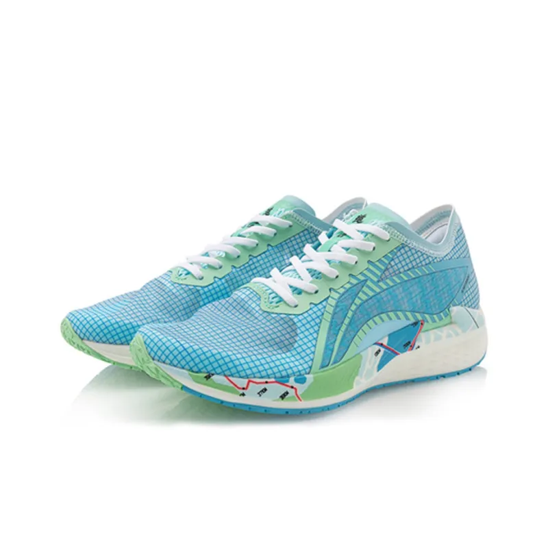 LiNing Support Low Top Running Shoes Men's Light Blue-2