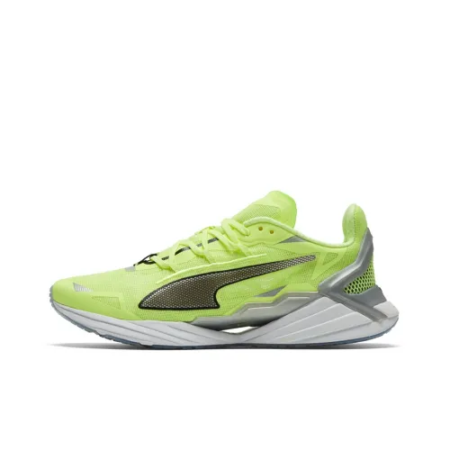 PUMA Ultraride Running Shoes Men Low-Top Green/White/Silver