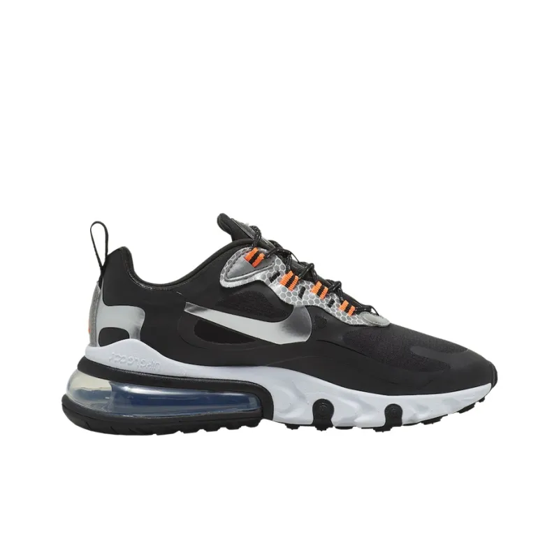 Nike Air Max 270 React 'Black Silver'-1