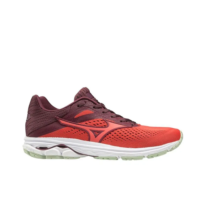 Mizuno Women's Wave Rider 23 Wide 'Red'-1