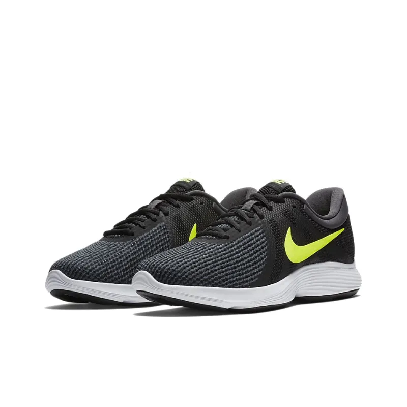 Nike Revolution 4 Black/Volt Anthracite White-2