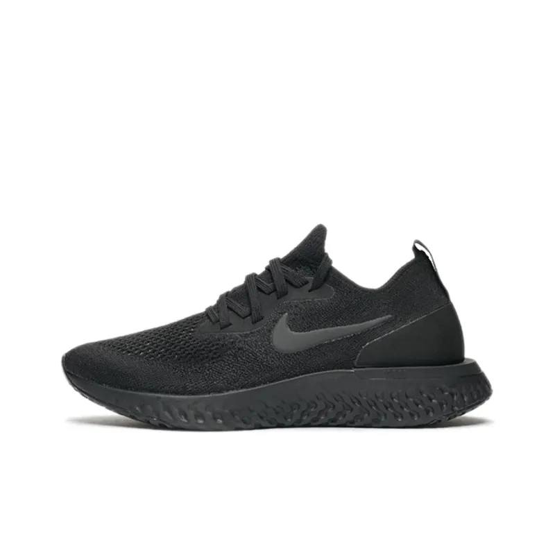 Nike Epic React Flyknit Triple Black Women's-0