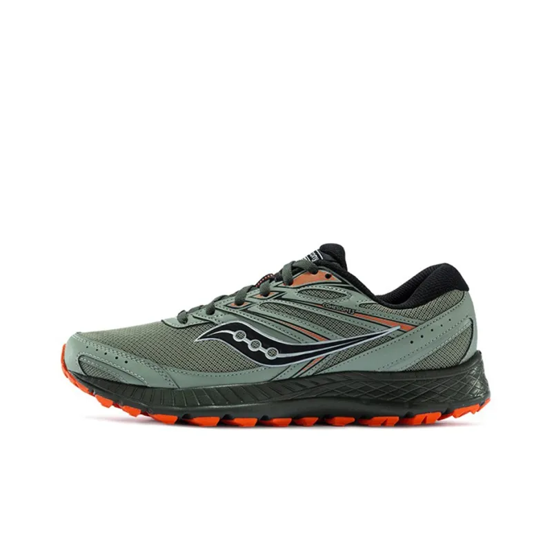 Saucony Cohesion 13 TR Low Top Running Shoes Men's Yellow Green-0