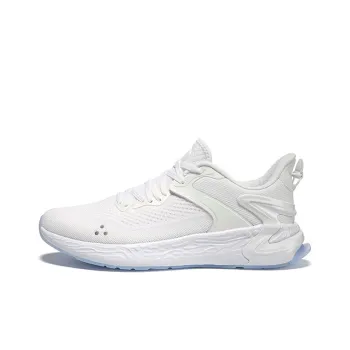 PEAK Taichi Porcelain Style Wear Resistant Slip Resistant Cushioning Low Top Running Shoes White