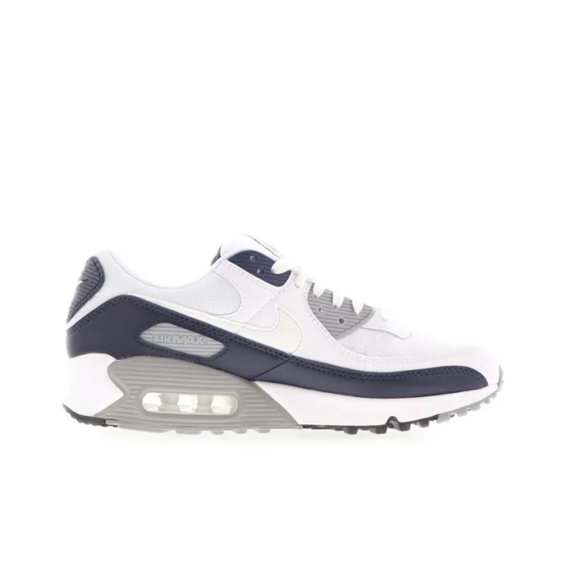 Nike Air Max 90 White Grey Obsidian-1