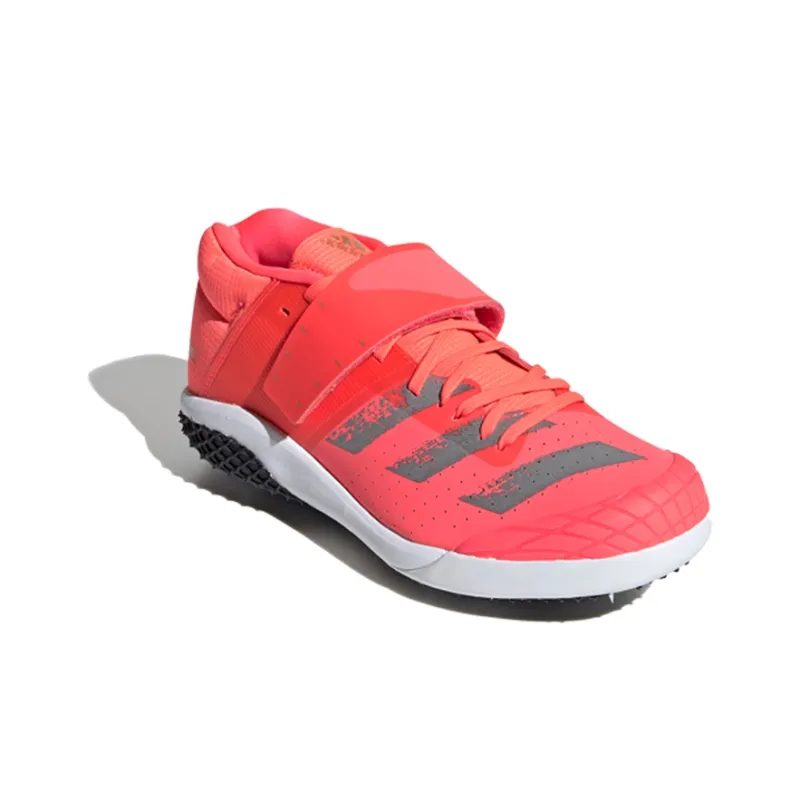 Adidas Adizero Javelin Slip Resistant Low Top Running Shoes Unisex Pink White Black-2