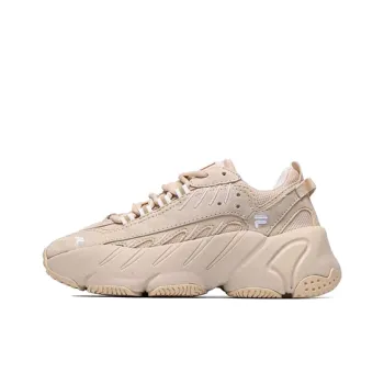 FILA ADE Cushioning Anti Slip And Wear Resistant Low Top Casual Running Shoes Women's Nude