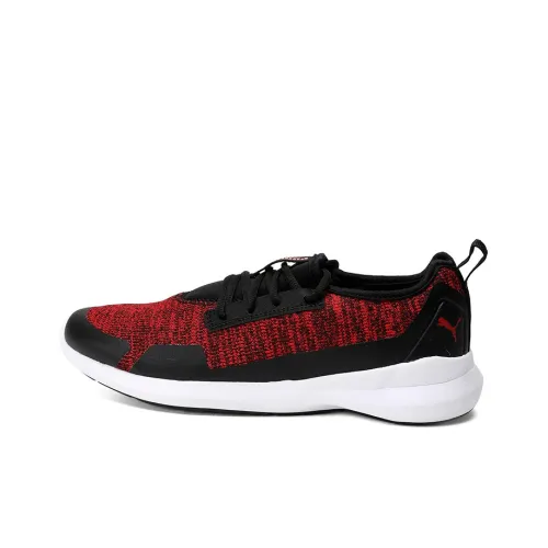 PUMA Stride Running Shoes Men Low-Top Red/White/Black