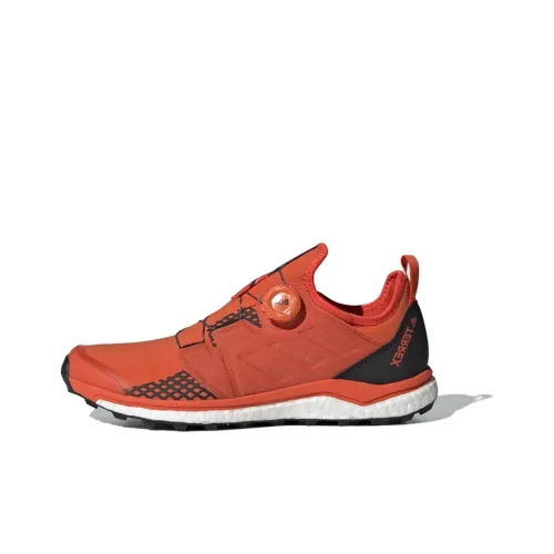 Adidas Terrex Agravic Running Shoes Men Low-Top Orange/Black